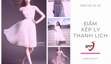 Đầm xếp ly – lựa chọn hoàn hảo của quý cô công sở hiện đại