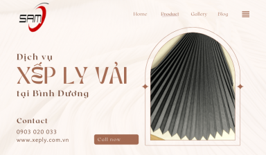 Tiết kiệm thời gian với dịch vụ gia công xếp ly vải tại Bình Dương | Sam Sam