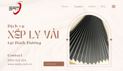 Tiết kiệm thời gian với dịch vụ gia công xếp ly vải tại Bình Dương | Sam Sam